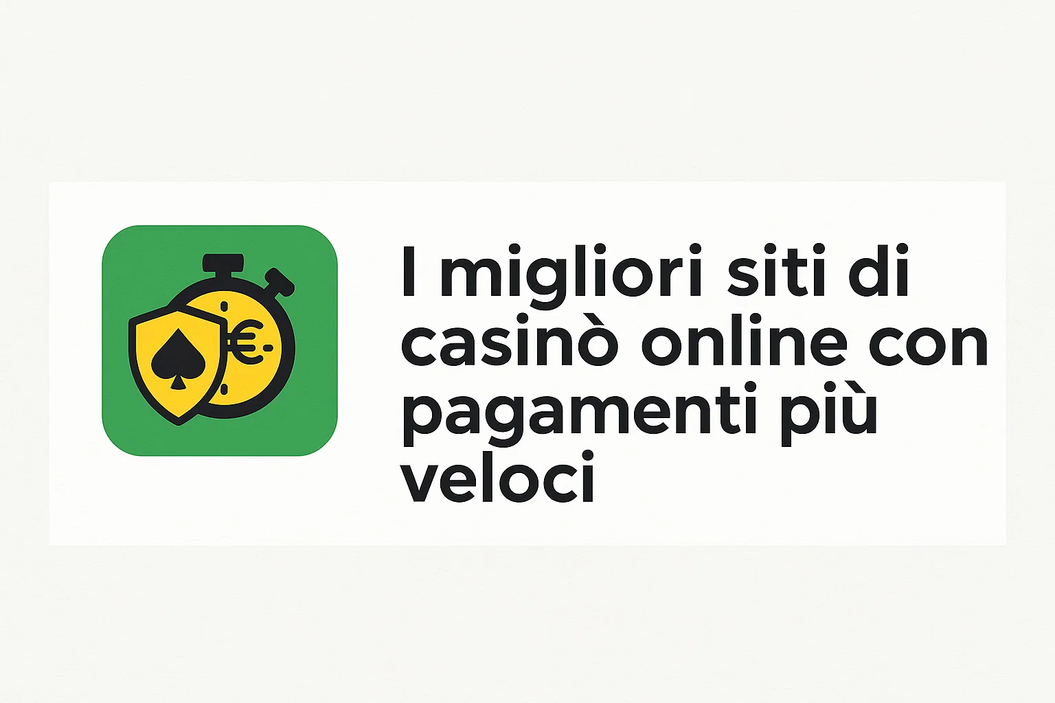 I migliori siti di casinò online con pagamenti più veloci