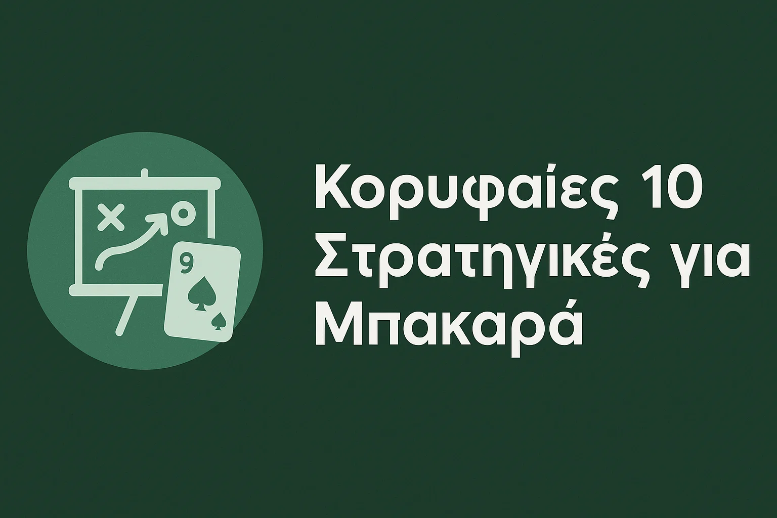 Κορυφαίες 10 Στρατηγικές για Μπακαρά